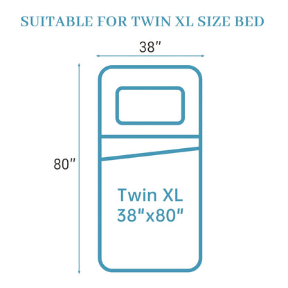 Cocosity Dual Layer 4 inch Full Size Memory Foam Mattress Topper, 2" Fluffy Pillow Top Mattress Topper & 2" Cooling Gel Memory Foam