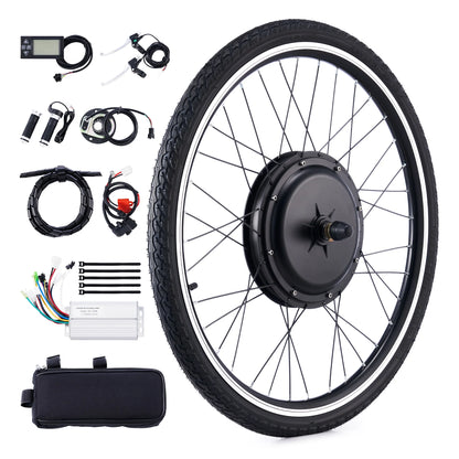 Viribus Electric Bike Conversion Kit 26" Rear Wheel 1000W Hub Motor LCD eBike DIY Set