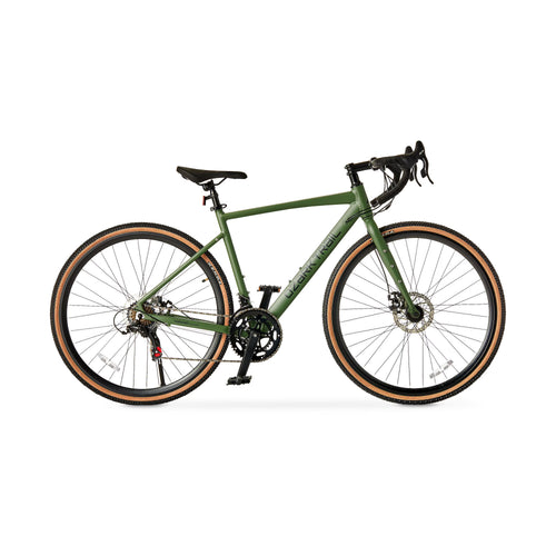 700c Ozark Trail G.1 Explorer Drop Bar Gravel Bike, Medium Frame, Fits Riders 5'5" - 5'10", Green, Adult