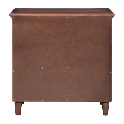 White Nightstand for Bedroom, Atumon Nightstand with 3 Drawers, Wood Bedside Table, Modern Nightstand Furniture for Bedroom, 28"L x 16.9"W x 28"H
