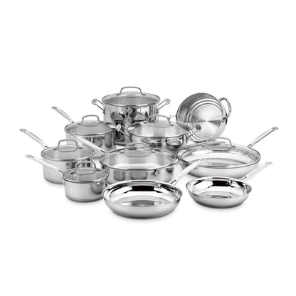 Cuisinart Chef��s Classic 17-Piece Stainless Steel Cookware Set