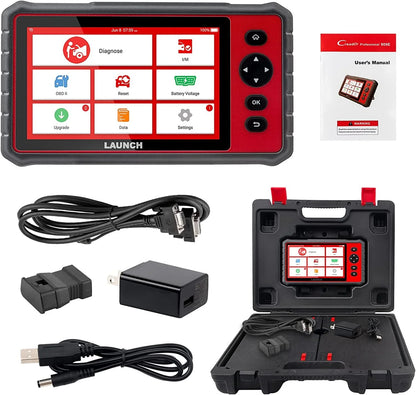 LAUNCH CRP909E OBD2 Scanner Car Diagnostic Scan Tool, OE-Level All System Diagnostic Scanner with 28 Free Maintenance Functions, IMMO, 2 Years Free Update