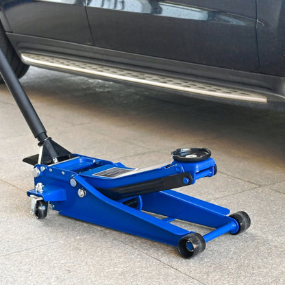 3 Ton Low Profile Floor Jack, Professional Low Profile Hydraulic Jack, Heavy Duty Steel Racing Floor Jack with Dual Piston Quick Lift Pump, 3 Ton (6,600 lb) Capacity, Lift Range 3.1"-20"