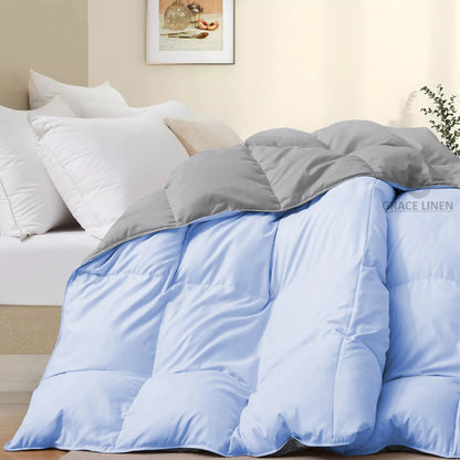 Bedding Comforter Cal King Size, Duvet Insert, Quilted Comforter with Corner Tabs, All Season Lightweight Quilt, Down Alternative Hotel Comforter Cal King Size 96X102 Baby Pink