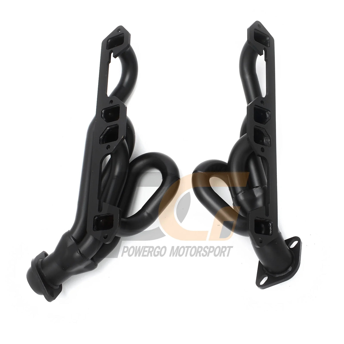 Exhaust Shorty Headers 1-1/2 x 2-1/2 inch. Black Paint for 1996-2002 Dakota Durango Ram 1500 2500 3500 5.2L 5.9L Magnum V8