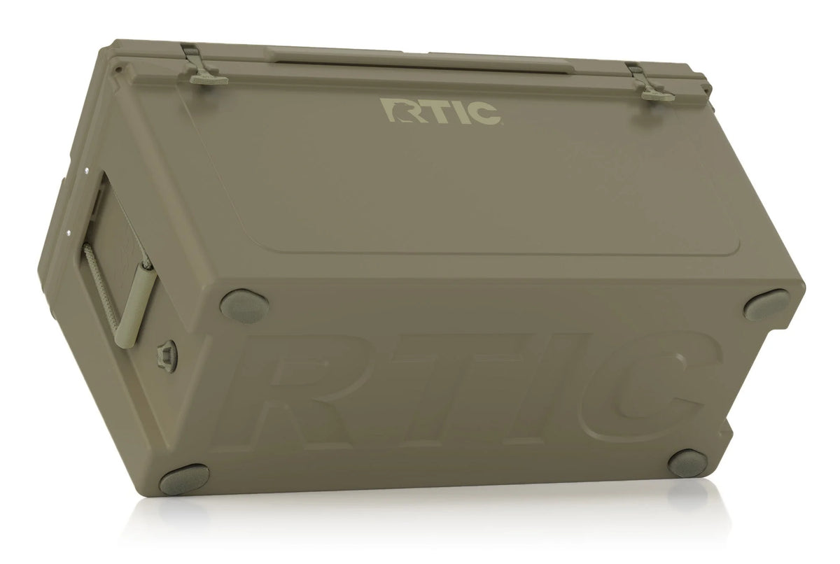 RTIC 145 QT Ultra-Tough Rotomolded Hard-Sided Ice Chest Cooler, White, Fits 195 Cans