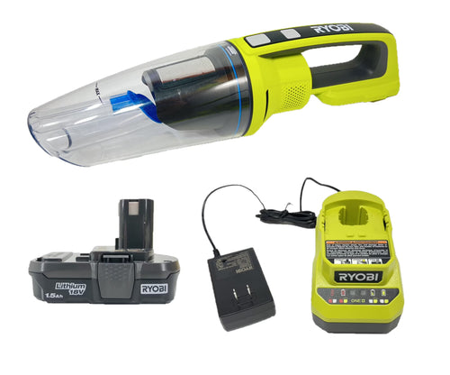 RYOBI ONE+ 18V PCL702 Cordless Wet/Dry Hand Vacuum Kit with Battery and Charger (Bulk Packaged)
