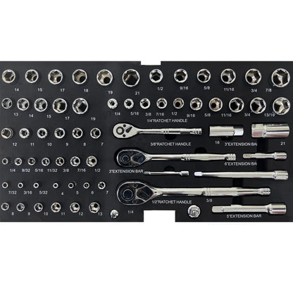 799PCS Aluminum Trolley Case Tool Set, Complete Tool Box Set with Rolling Wheels, Household Hand Tools Kit for Men, Silver