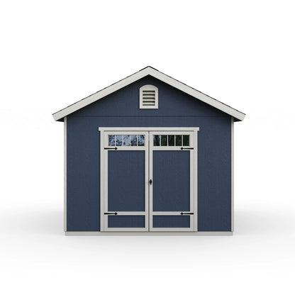 Handy Home Products Beachwood 10 ft. x 12 ft. Wood Storage Shed (with Floor)