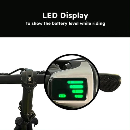 Dazone Electric Scooter Ebike, 450W 36V 12.5 Miles Long-range Battery Foldable Easy Carry Portable Design, Adult Electric Bicycle Scooter Up to 15.5 mph Commuter Scooter, 12 in Tires Off-Road, Yellow