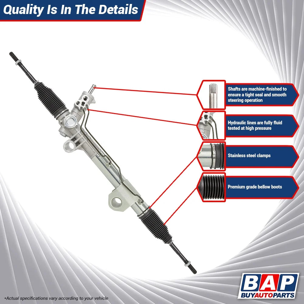 Power Steering Rack & Pinion For Honda Accord 1998 1999 2000 2001 2002 - BuyAutoParts