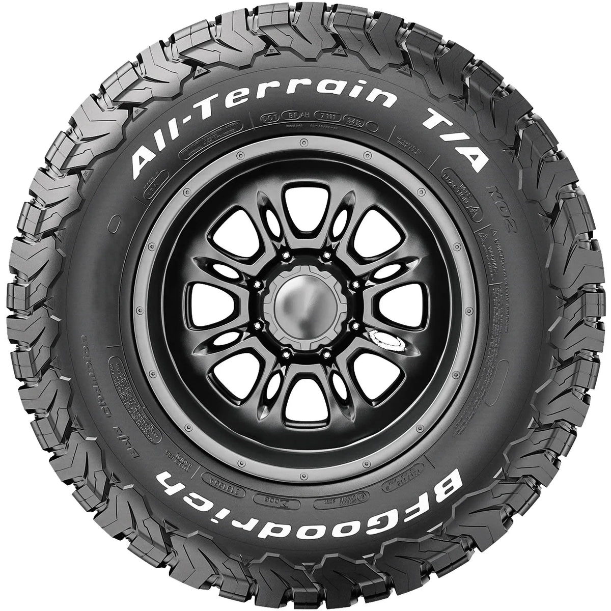 BFGoodrich All-Terrain T/A KO2 LT 265/70R17 112/109S C 6 Ply AT A/T Tire Fits: 2017 Chevrolet Silverado 1500 WT, 2014-15 Chevrolet Silverado 1500 WT