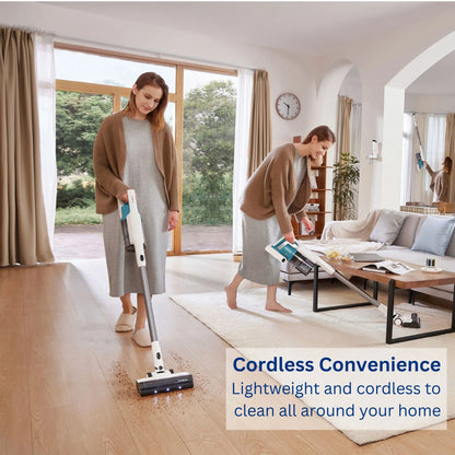 Tineco GO Cordless Stick Vacuum, 40 min Run Time - Teal (GO201)