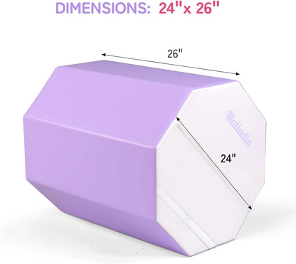 Matladin Octagon Gymnastics Skill Shapes, PVC Pink, 9.7 lb