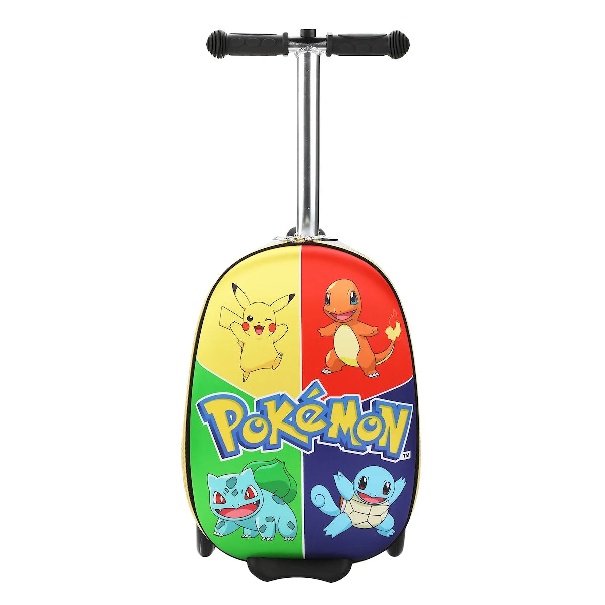 Pokemon Character Art Scooter Youth Rolling Carry On Luggage