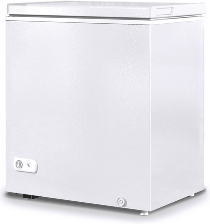 Muhub 7.0 Cu Ft Chest Freezer, Deep Freezer with Removable Baskets, Adjustable Temperature,White