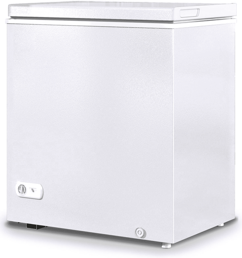 Muhub 7.0 Cu Ft Chest Freezer, Deep Freezer with Removable Baskets, Adjustable Temperature,White
