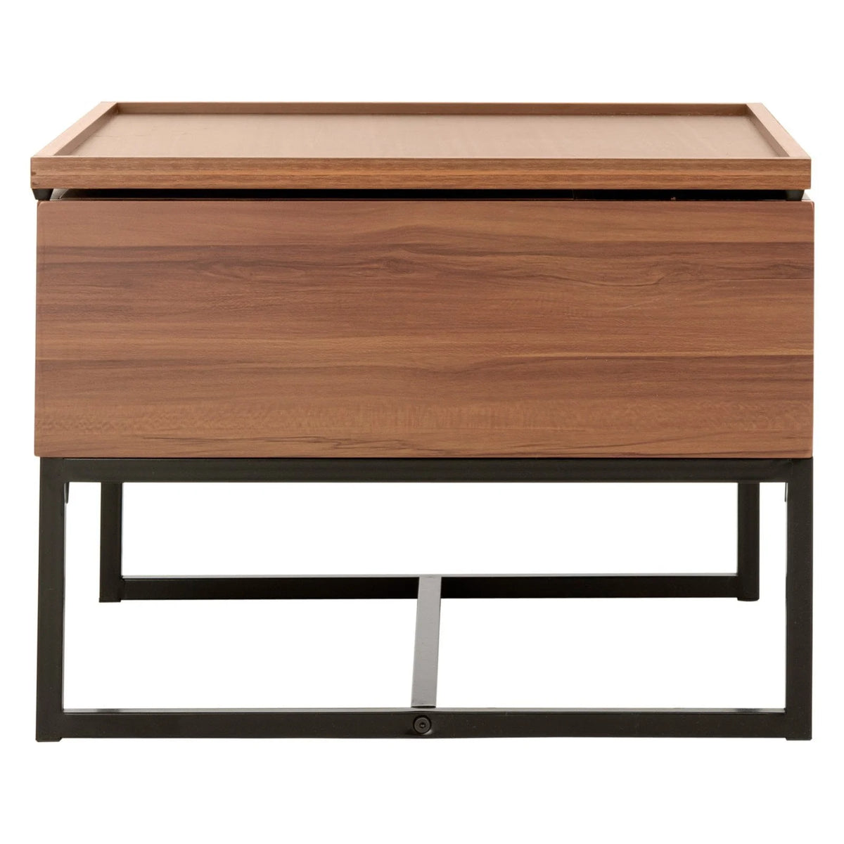 Safavieh Kristie Contemporary Lift-Top Coffee Table, Dark Oak/Black