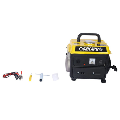 Portable Gas Powered Generator, 900W Peak, 800W Rated, Low Noise, Lightweight, EPA Compliant for Home, Camping, and Outdoor Use
