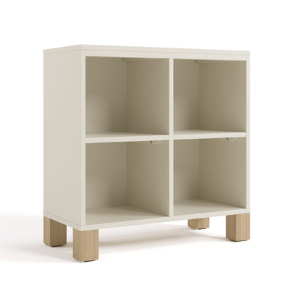 Storkcraft California Cube Organizer Children's Bookcase, Blush with Driftwood