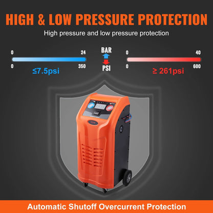 BENTISM Refrigerant Recovery Recharge Machine Fully Automatic for R134a & R1234yf