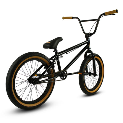 Elite BMX Bicycle 20” Freestyle Bike - Stealth Blue Purple Ideal for Ages 7 to 18 Years