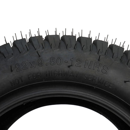 Ktaxon 22x9.50-12 Lawn Mower Golf Cart Turf Tires (2-Pack),QM332 4PR