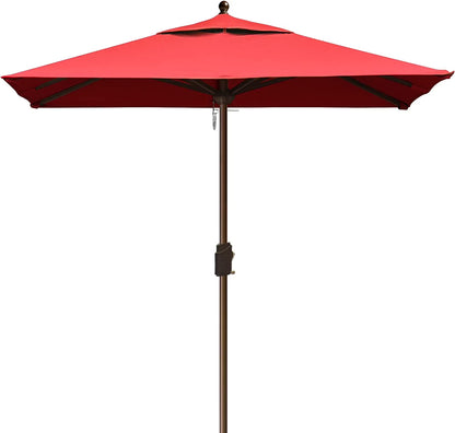 EliteShade Sunumbrella 6x6Ft Square Market Umbrella with Ventilation
