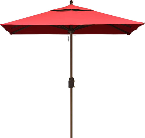 EliteShade Sunumbrella 6x6Ft Square Market Umbrella with Ventilation