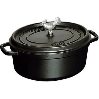Staub Cast Iron 5.75-qt Coq au Vin Cocotte - Graphite Grey