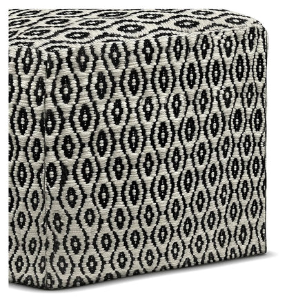 Exlonjet Margo 20 Inch Boho Round Pouf in Multi Color Braided Jute, For the Living Room, Bedroom and