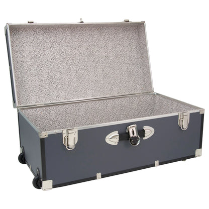 Seward Collegiate Collection Footlocker Trunk with Wheels
