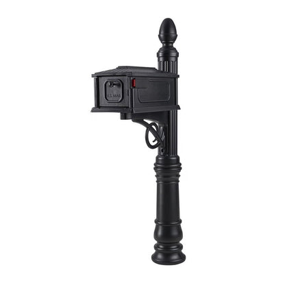 Architectural Mailboxes Black Plastic Mailbox Post