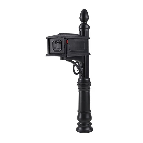 Architectural Mailboxes Black Plastic Mailbox Post