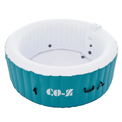 CO-Z 6ft Inflatable Hot Tub Pool with Massage Jets, Green