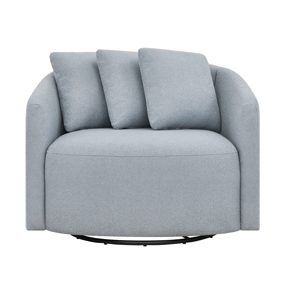 Beautiful Drew Accent Chair by Drew Barrymore, Cream Boucle