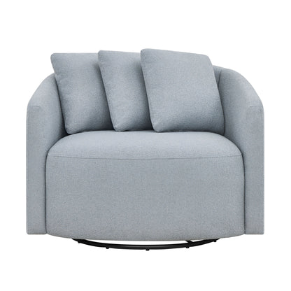 Beautiful Drew Accent Chair by Drew Barrymore, Cream Boucle