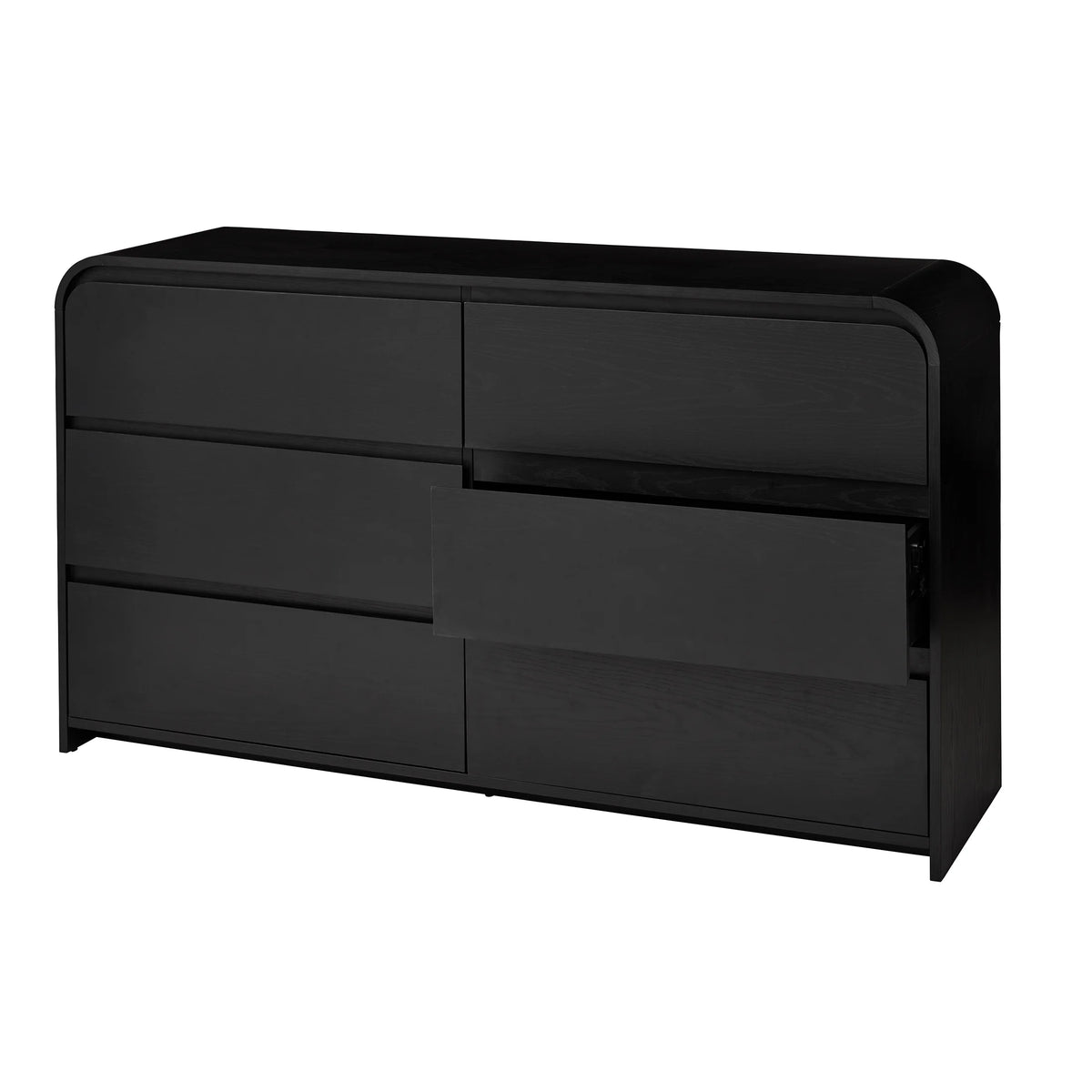 Better Homes & Gardens Juliet 6 Drawer Dresser, Black Finish