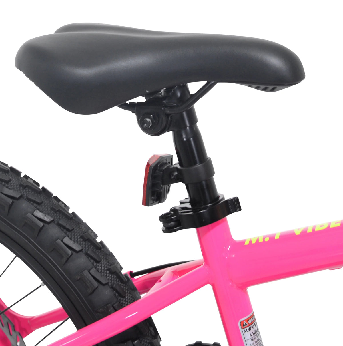 20" Ozark Trail Vibe Mountain Bike, 7 Speed, Fits Rider 3'11"-4'4", Pink, Child/Tween/Teen, Unisex