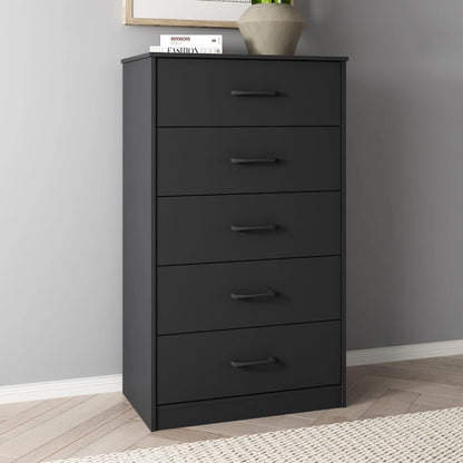 Mainstays Ardent 5 Drawer Dresser, Black