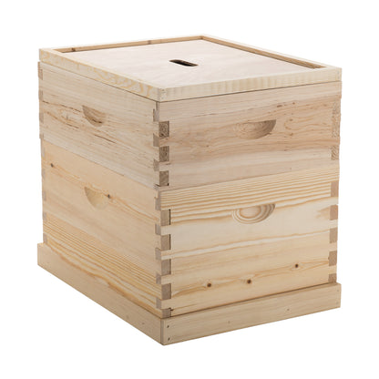 Preenex Langstroth Beehive Kit with Metal Roof, Wooden, Multi-color