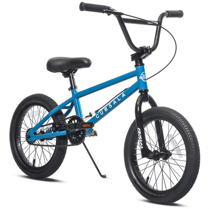 cubsala 20 in Freestyle BMX Kids Bike for Age 6-14 Years Old Boys Girls , Black & Green