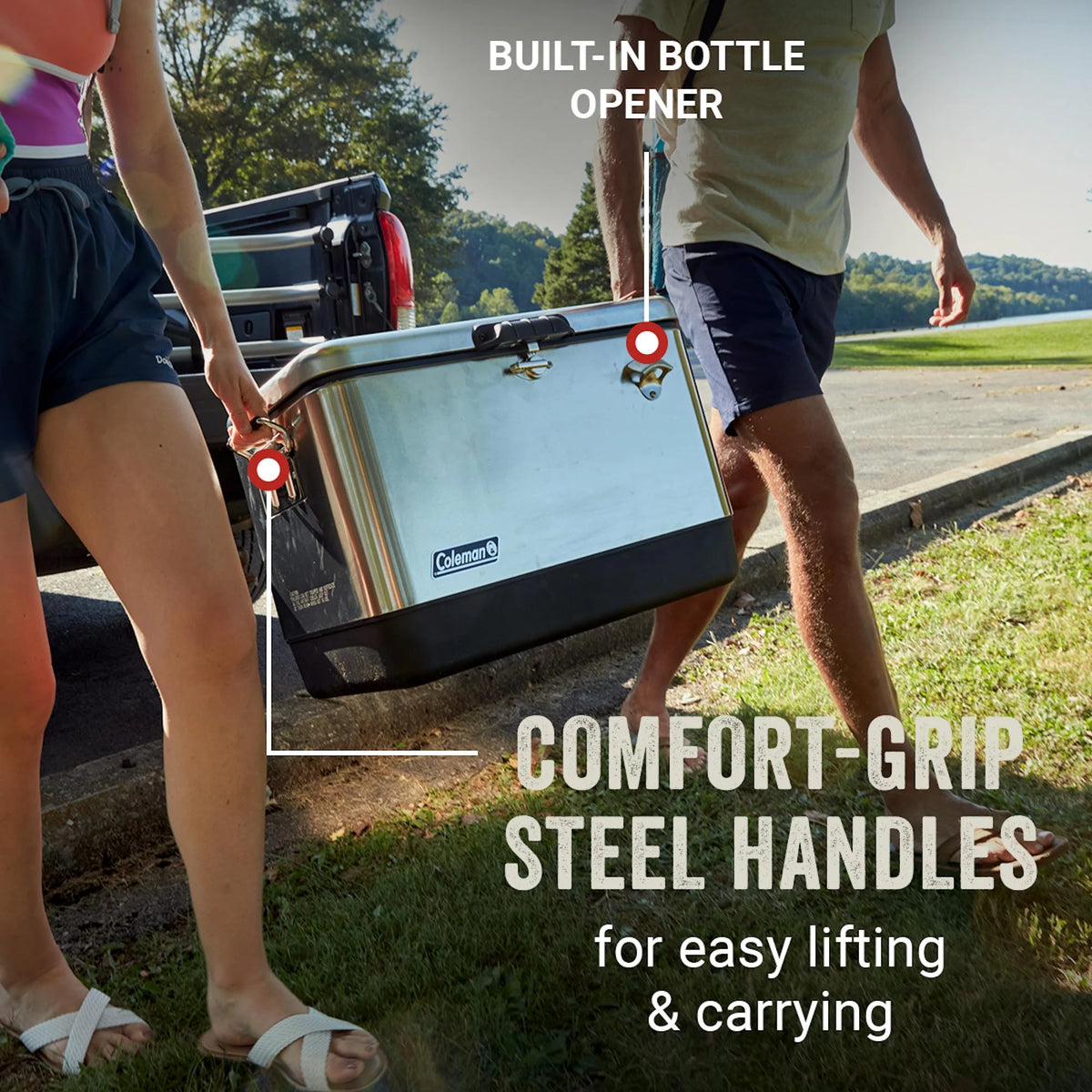 Coleman Reunion™ 54-Quart Steel Belted® Matte Cooler, Midnight