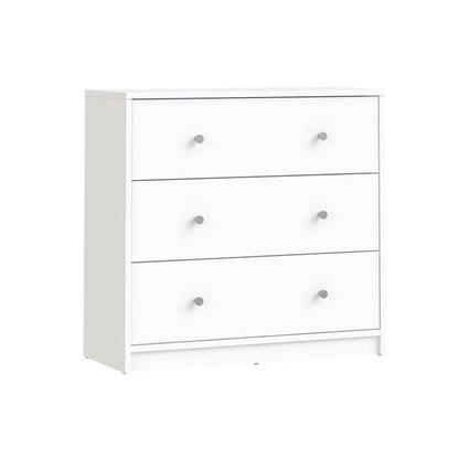 Home Square 4 Piece Bedroom Set With Dresser, Chest and 2 Nightstands in White