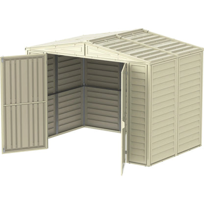Duramax 8ft x 5.5ft Duramate Vinyl Shed with Foundation