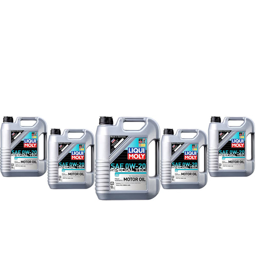 Liqui Moly 20200 SAE 0W-20 Special Tec V Motor Oil Pack of 5