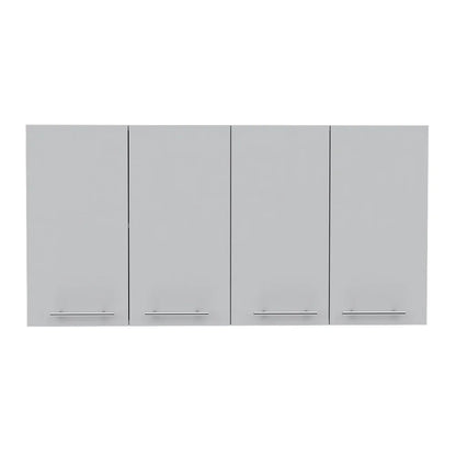 Cfowner 3 Door Wall Mounted Storage Cabinet, 47.20" W x 23.6" H x 13.10" D, White
