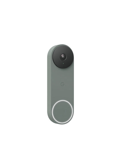 Google Nest Doorbell (Wired, 2nd gen) - Video Doorbell Camera - Doorbell Security Camera - Snow