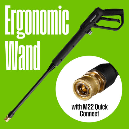 Westinghouse ePX3050 Electric Pressure Washer, 2100 Max PSI 1.76 Max GPM, with Foam Cannon and 2-Nozzle Set