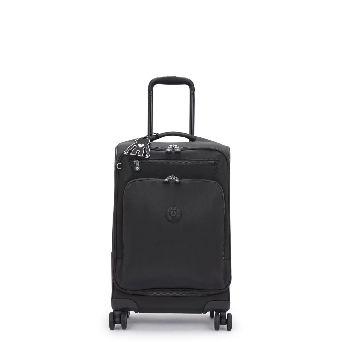 Kipling New Youri Spin Small 4 Wheeled Rolling Luggage Black Noir